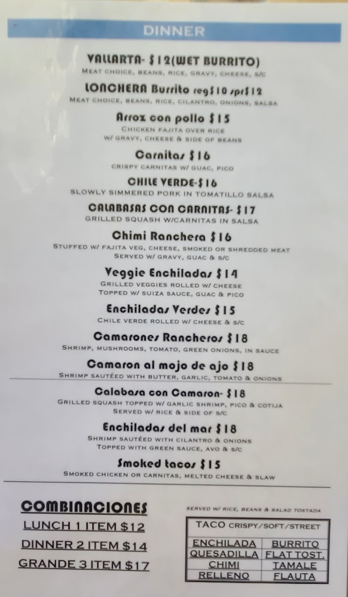 Menu - Coyotes photo 2